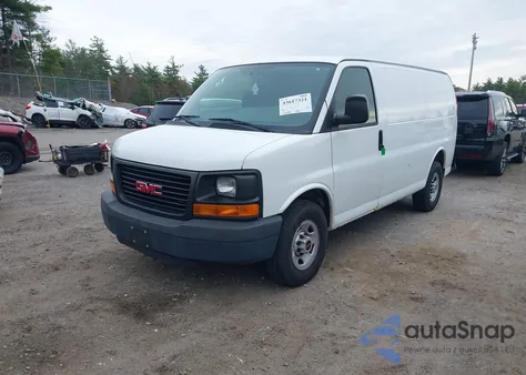 2010 GMC Savana 2500 Work Van z USA, uszkodzony, nr VIN 1GTZGFBG8A1183675